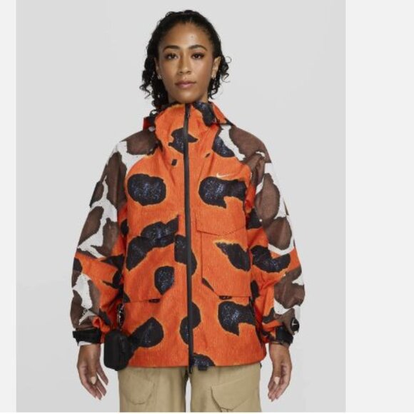 Nike Nocta Opal Deep Cover GORE-TEX Jacket Safety Orange Brand New Size Large - Picture 2 of 4